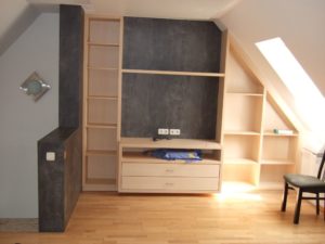Einbauschrank in der Dachschräge - Einbauschränke - Tischlerei Hellriegel
