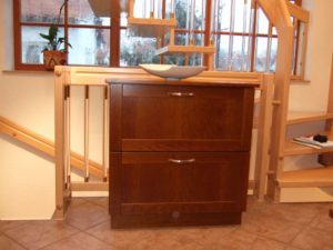 Flurmöbel + Garderobe Kirschbaum furniert, gebeizt und seidenmatt lackiert - Flurmöbel und Garderoben - Tischlerei Hellriegel